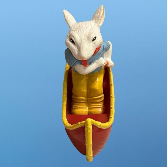 2005 Wendys Kids Meal STUART LITTLE CANOE BOAT PVC Figure B5 - Picture 2 of 6